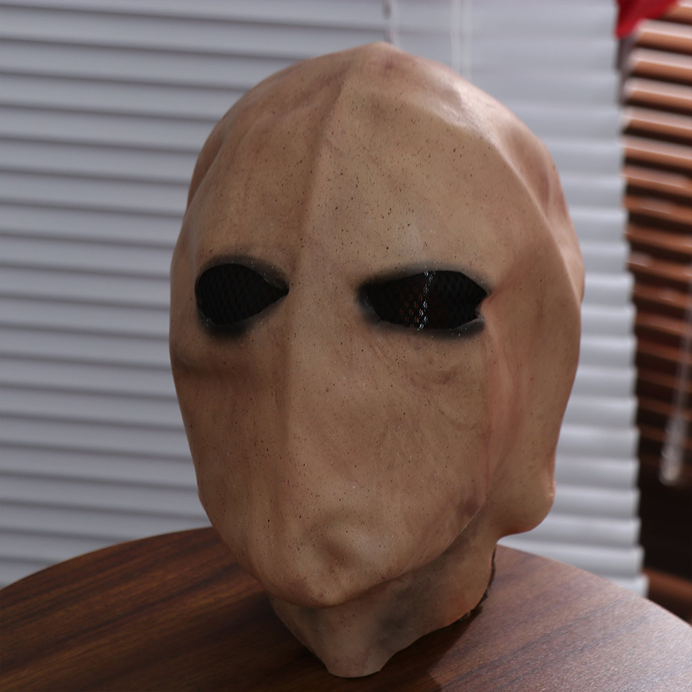 Latex Alien Mask Realistic - Faceless Man Halloween Slenderman Mask Dress