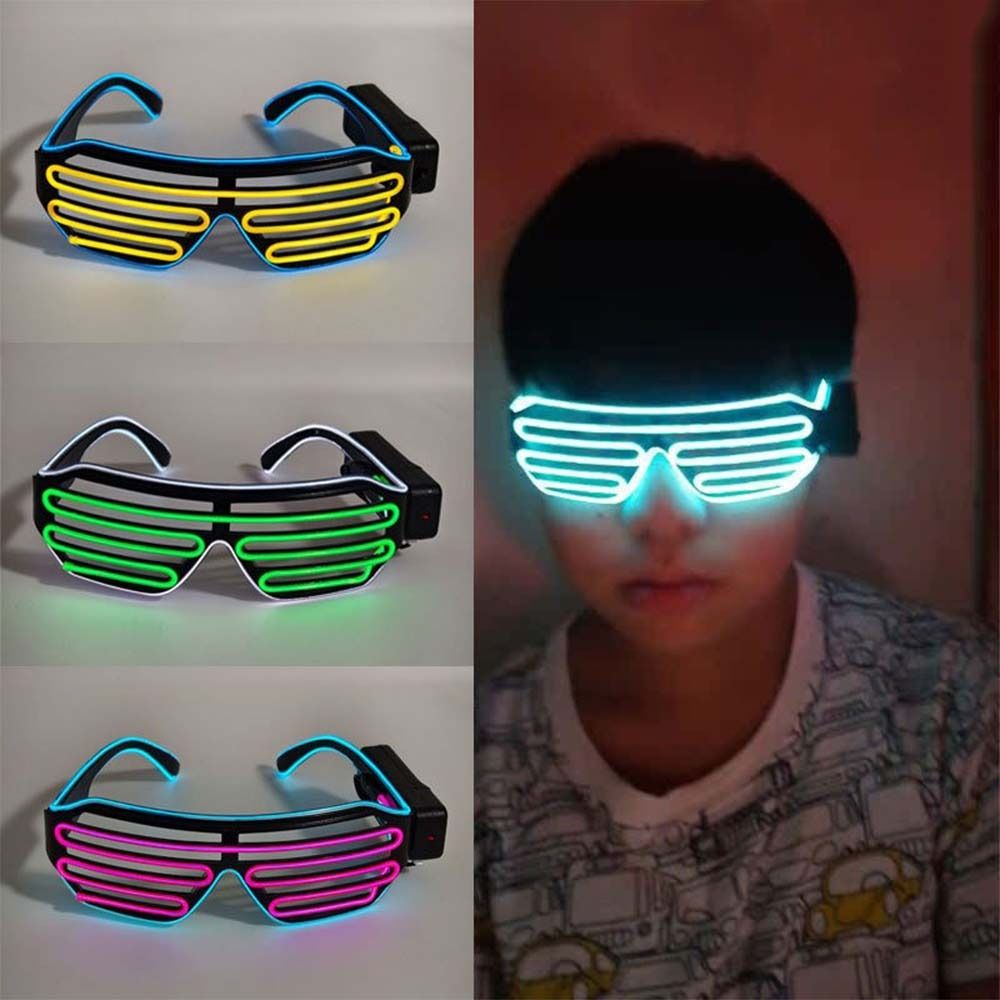 Wireless LED Glowing Glasses C - Glow In The Dark Party Glasses recension och pris