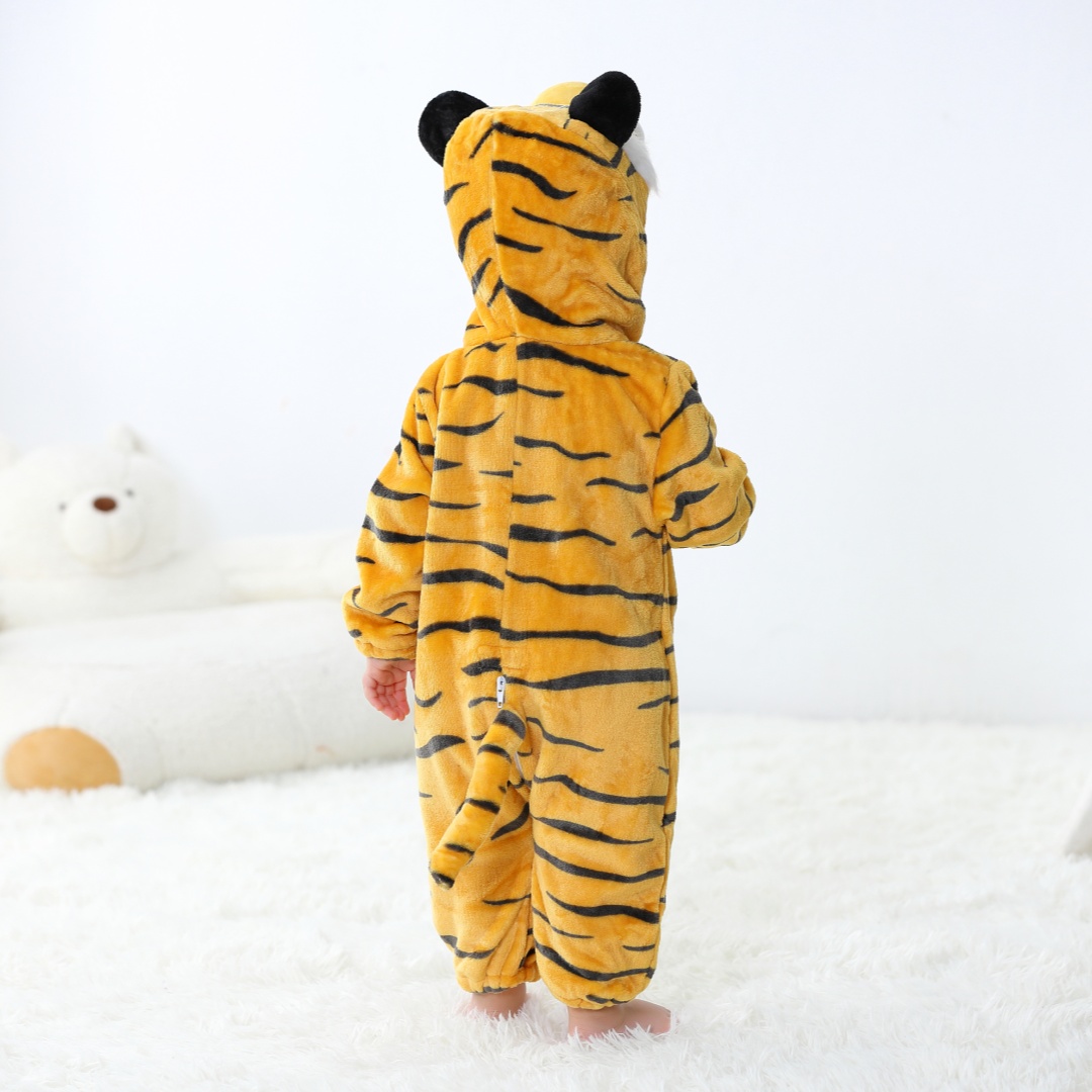 Newborn Baby Tiger Animal Cart - Spiderman Jumpsuit Kids recension och pris