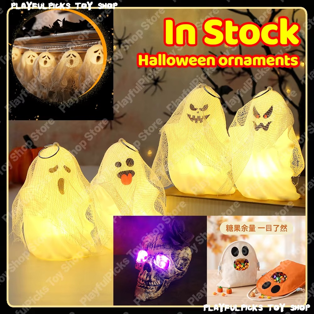 In Stock Halloween Ghost Head  - Prank Toys recension och pris