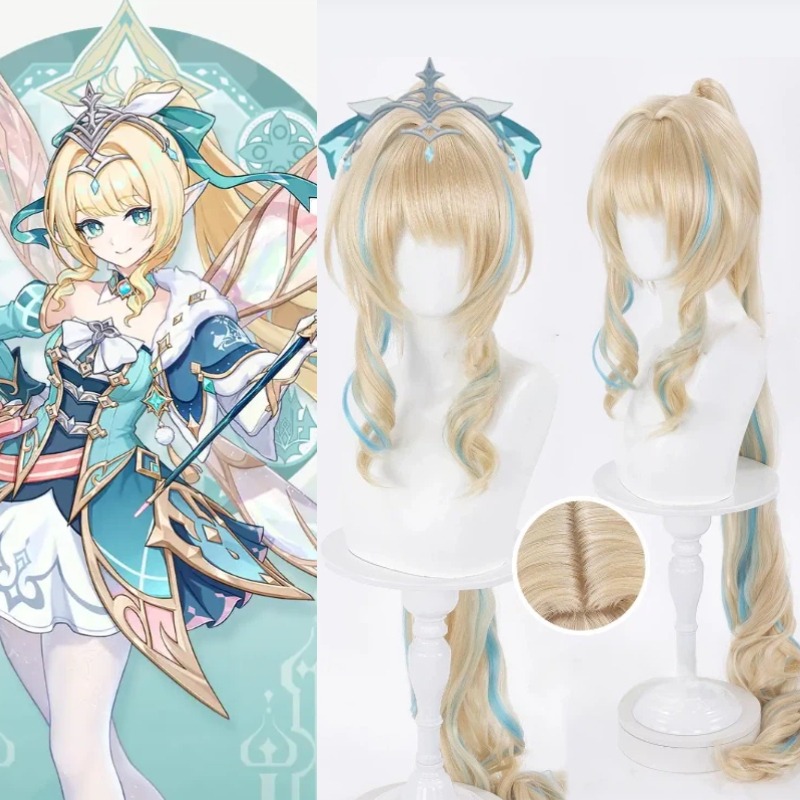 Game Genshin Impact Vesna Stri - Anime Cosplay Wig Heat Resistant recension och pris