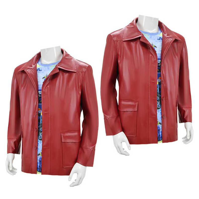Men Red Leather Jacket Fight C - Glow In The Dark Party Glasses recension och pris