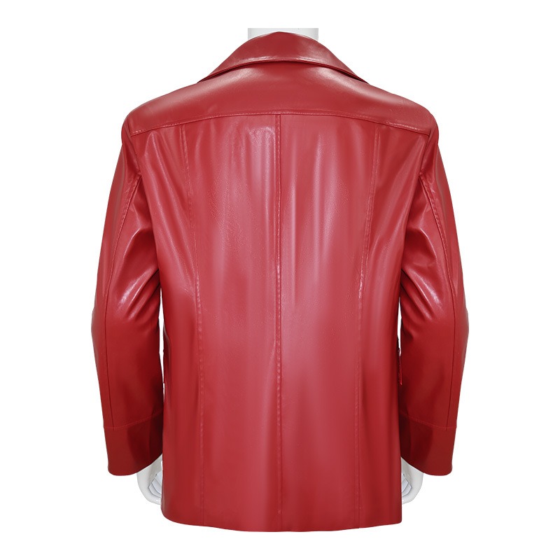 Men Red Leather Jacket Fight C - Glow In The Dark Party Glasses recension och pris
