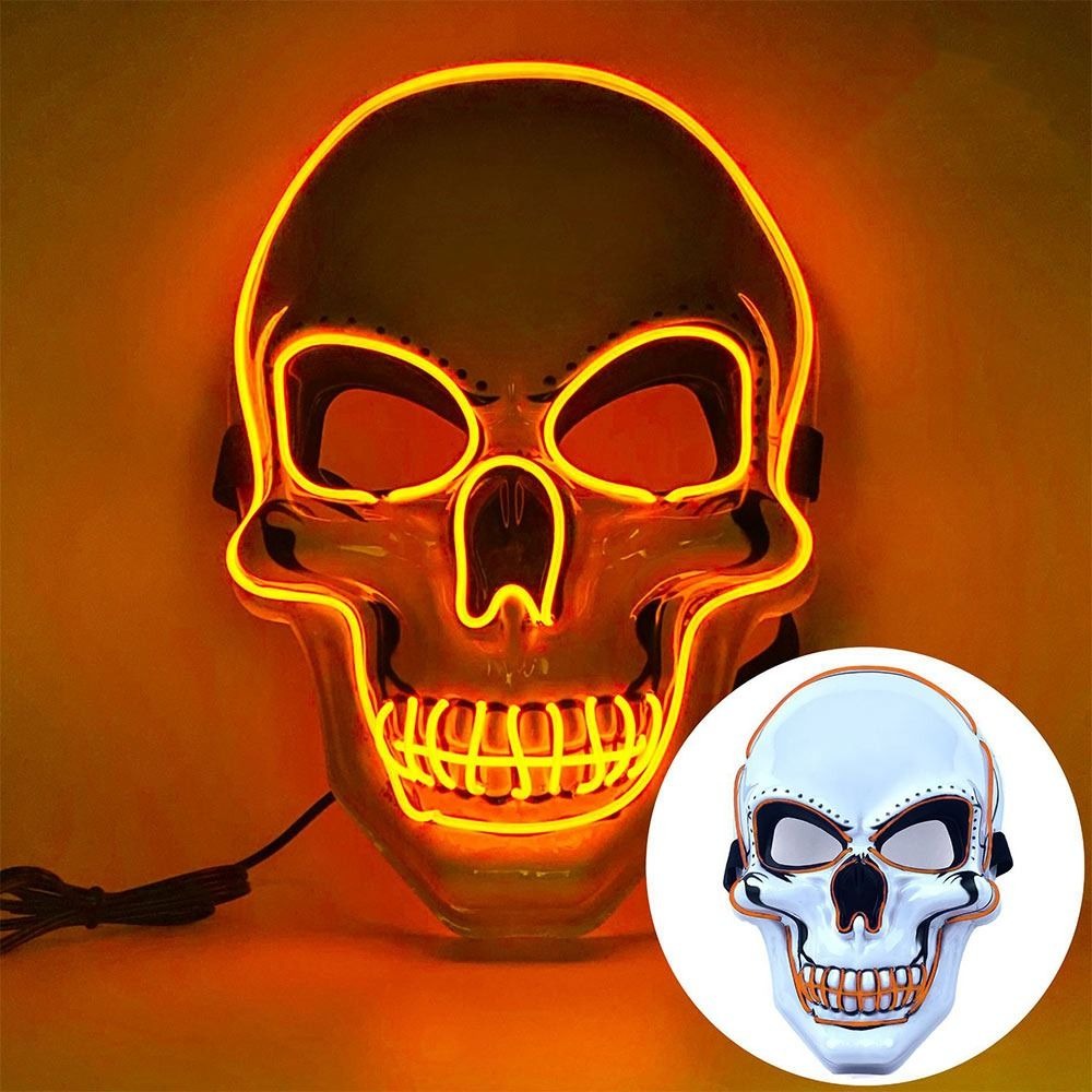 Fashion Horror Halloween Skull - Led Purge Mask Halloween recension och pris