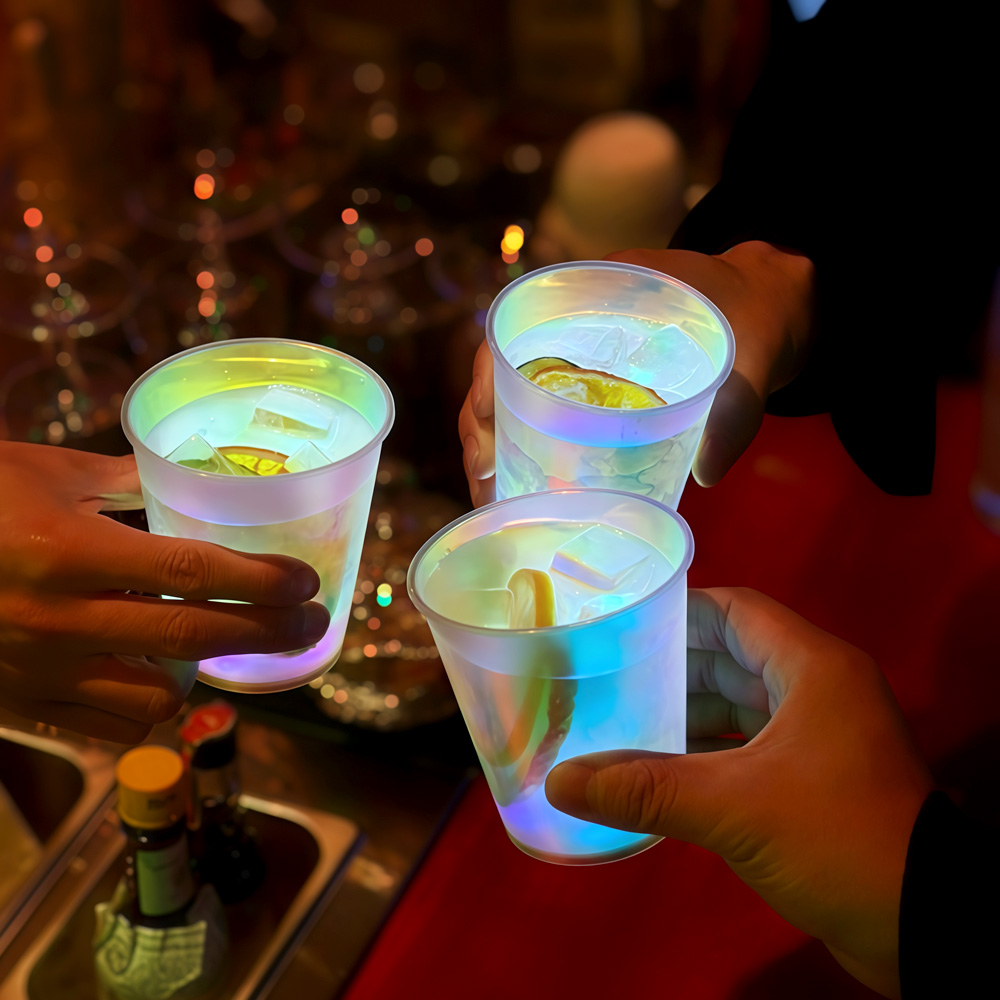 10pcs LED Glow in The Dark Cup - Glow In The Dark Party Glasses recension och pris