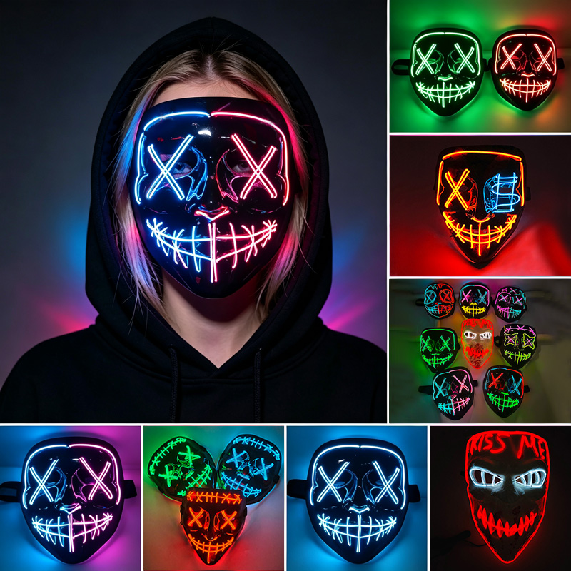 Professional Personalization L - Led Purge Mask Halloween recension och pris