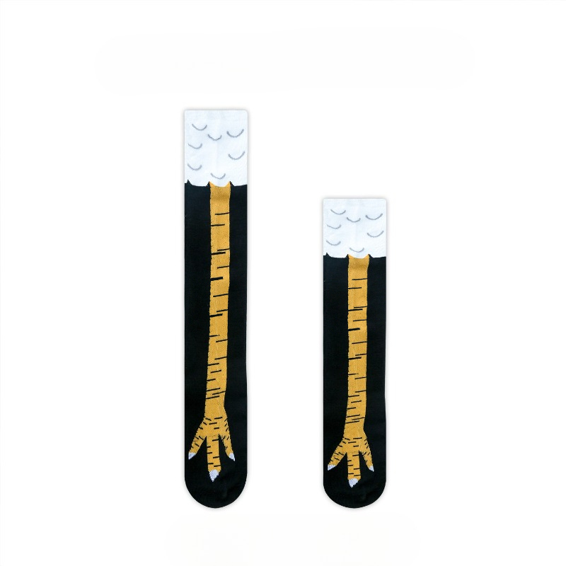 New Women Knee High Socks Tren - Funny Chicken Leg Socks recension och pris