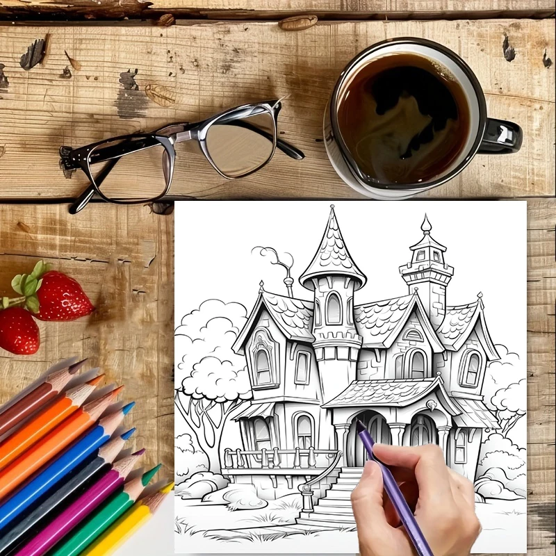 Haunted House Coloring Book fo - Party Supplies recension och pris