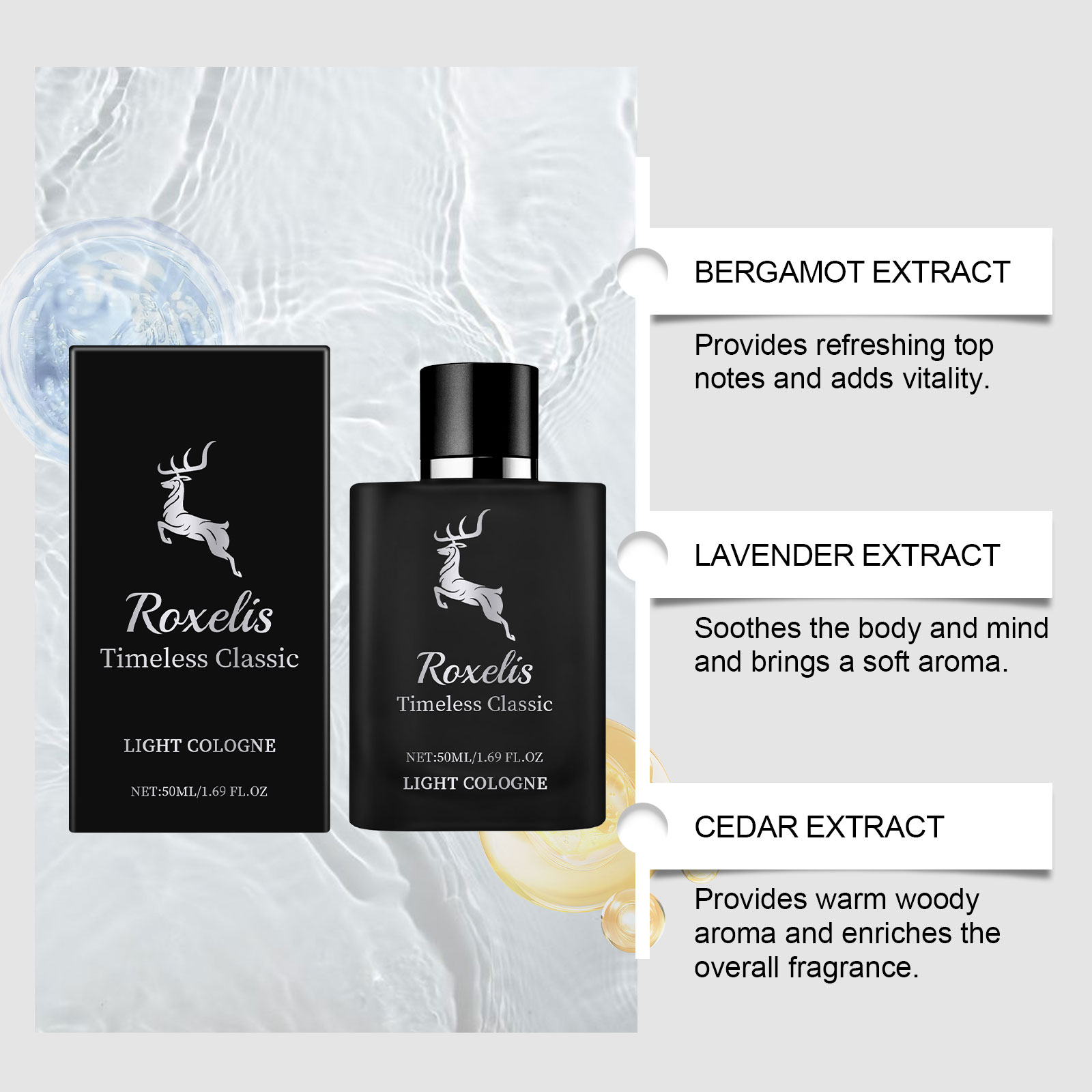 Charm Classic Cologne For Men  - Novelty Gifts recension och pris