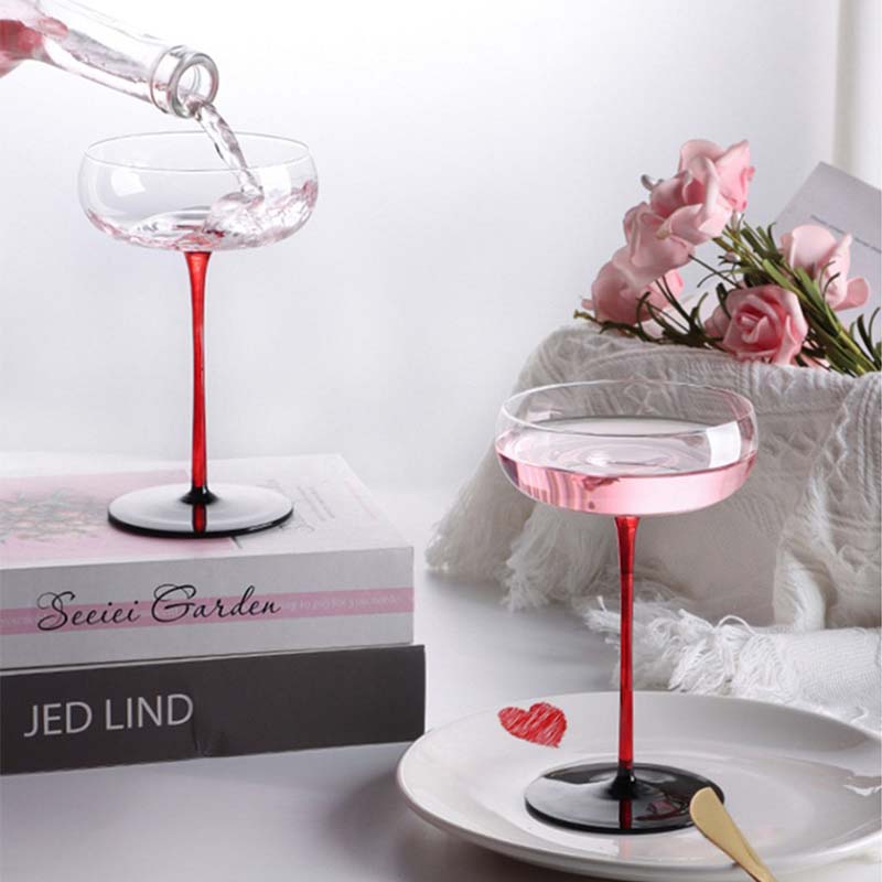 2/1Pcs 220ml Crystal Red Black - Glow In The Dark Party Glasses recension och pris