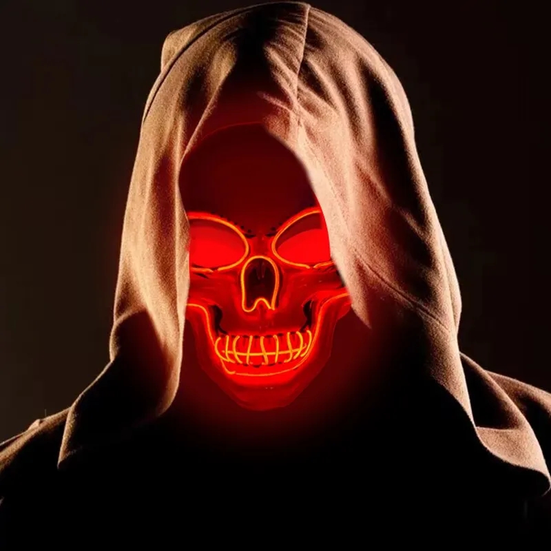 Neon Mask Led Light Up Party M - Led Purge Mask Halloween recension och pris